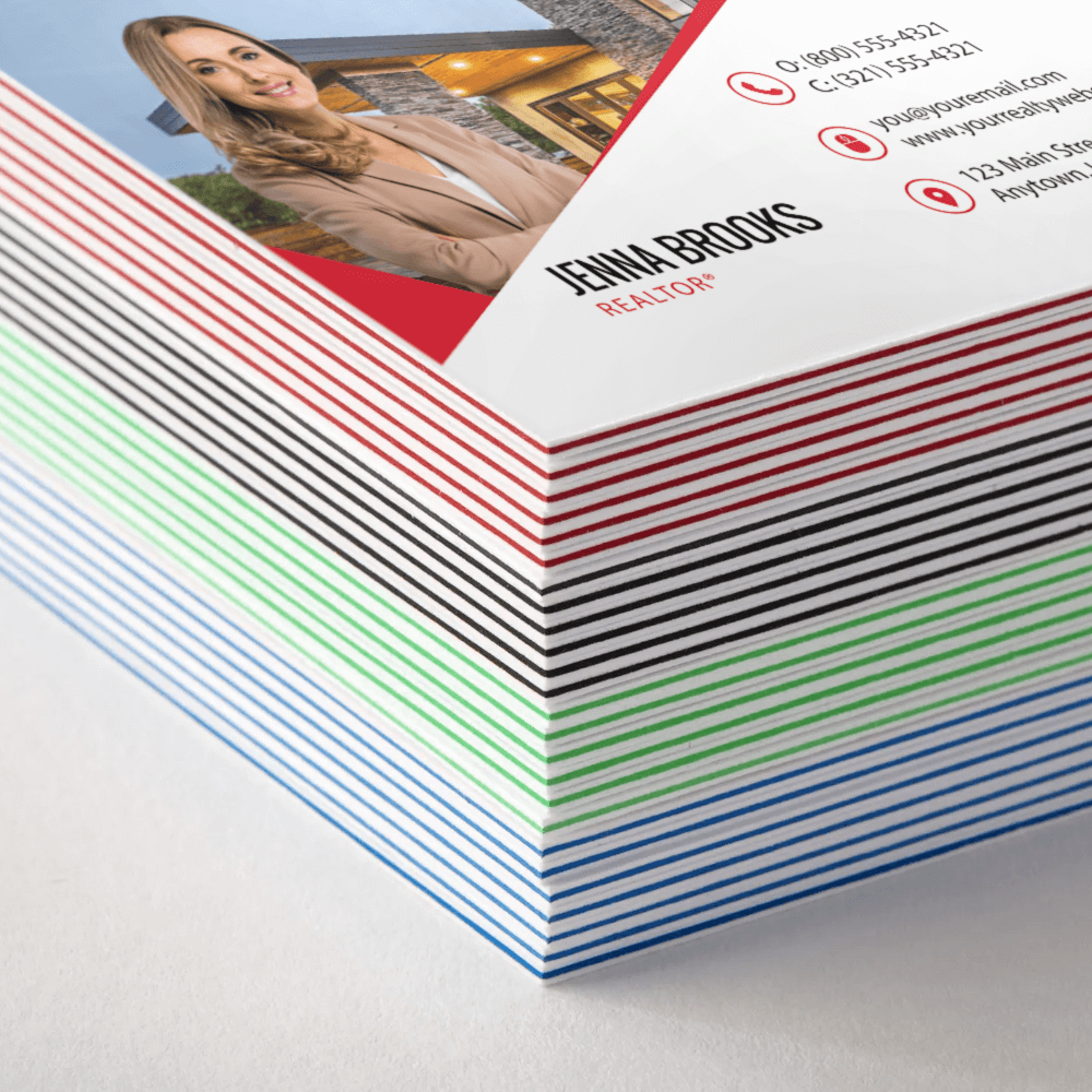 Painted Edge Business Cards