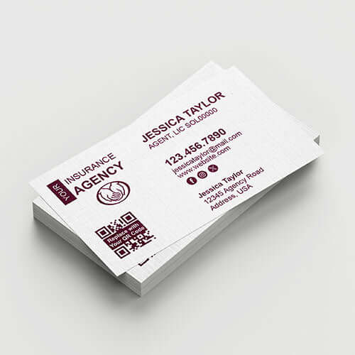 Linen Business Cards